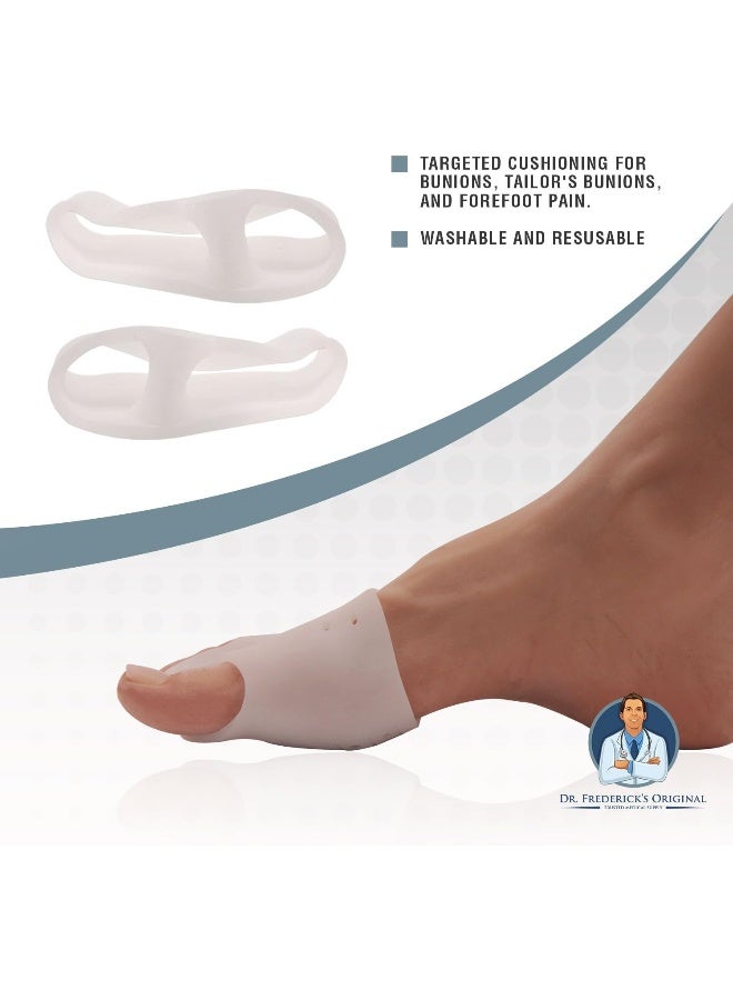 Dr. Frederick's Original Deluxe Ball of Foot Cushions & Bunion Pad - 2 Pieces - Foot Pads to Help Relieve Hallux Valgus, Tailor's Bunion, and Forefoot Pain - Get Back to Your Active Lifestyle - Image 4
